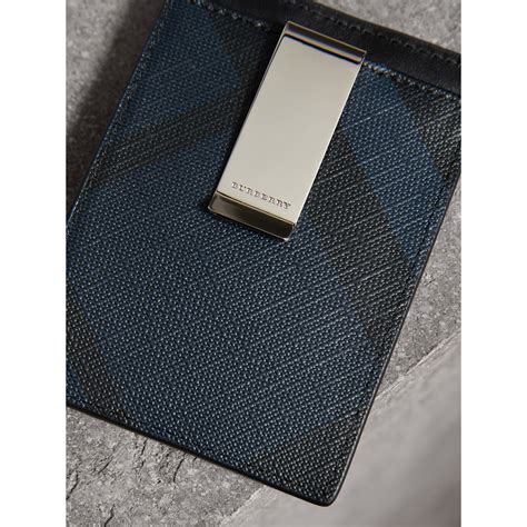 burberry new london card case|Burberry London Check Money Clip Card Case .